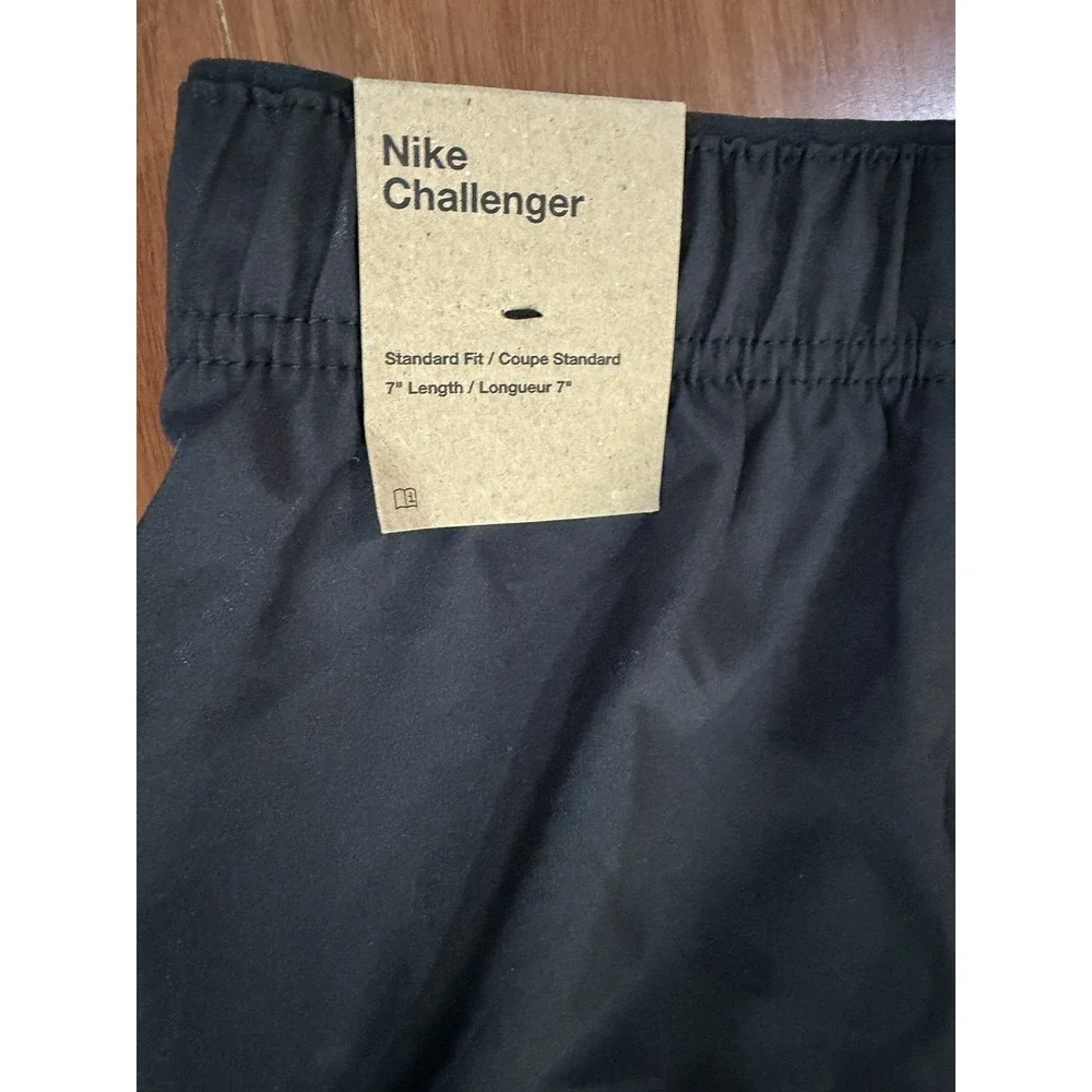 New Nike Challenger Dri-FIT Men's Running Shorts Black Size medium Training Gym
